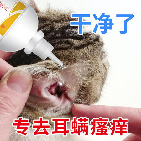 狗狗滴耳液貓咪耳螨藥泰迪清洗耳朵洗耳液滴耳油耳朵清潔寵物用品