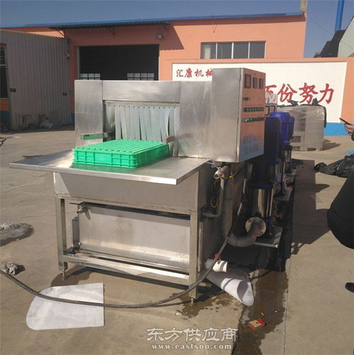 周轉盒清洗機特點 廈門周轉盒清洗機 匯康食品機械圖片
